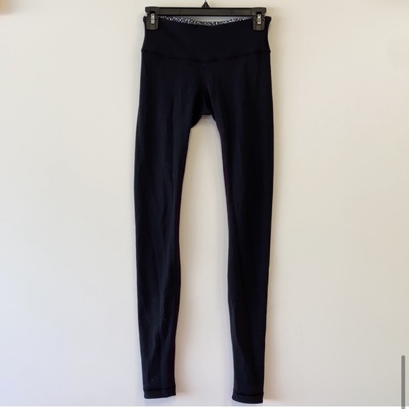 Lululemon Wunder Under Leggings Reversible Plum 6 - Picture 14 of 16